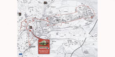 Harta de hop on hop off Luxemburg