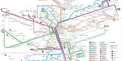 Hartă de metrou Luxemburg