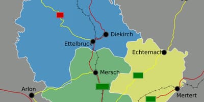 Harta Luxemburg politice